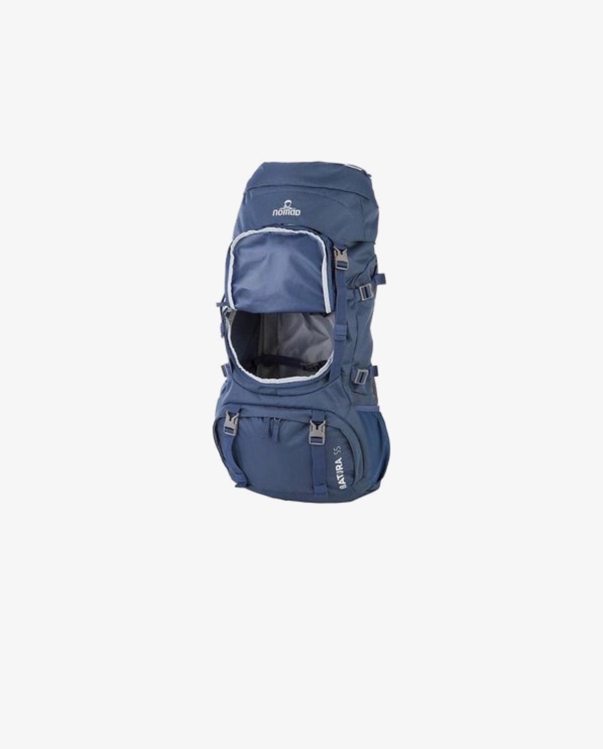 Nomad Batura 55 Backpack met Active Leisure Flightbag, Ophalen, 30 cm of meer, Blauw, Zo goed als nieuw