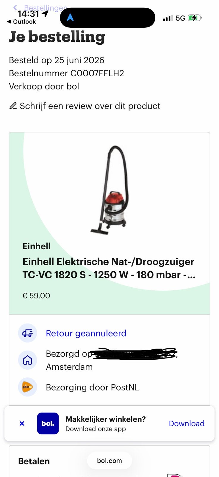 Einhell Elektrische Nat-/Droogzuiger TC-VC 1820 S, Nieuw, Ophalen of Verzenden, Industriële stofzuiger, Geschikt voor harde vloeren