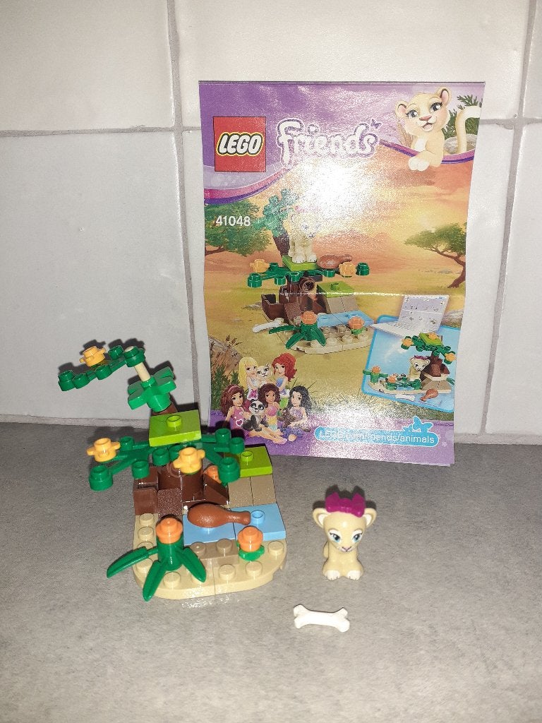 Lego friends leeuwenwelp savanne 41048, Lego, Friends, Ophalen of Verzenden, Zo goed als nieuw