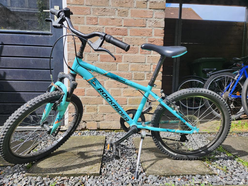 Rockrider fiets (kinderen) 20", Ophalen, Staal, Velgrem, Rockrider Decathlon