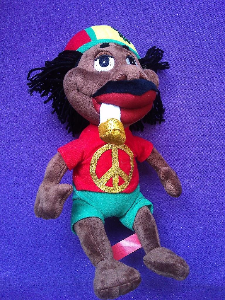 GAMBLE PLEASURE Knuffel JAMAICO RASTA MAN (POP) **Nieuw**, Overige typen, Nieuw, Ophalen of Verzenden, Met label