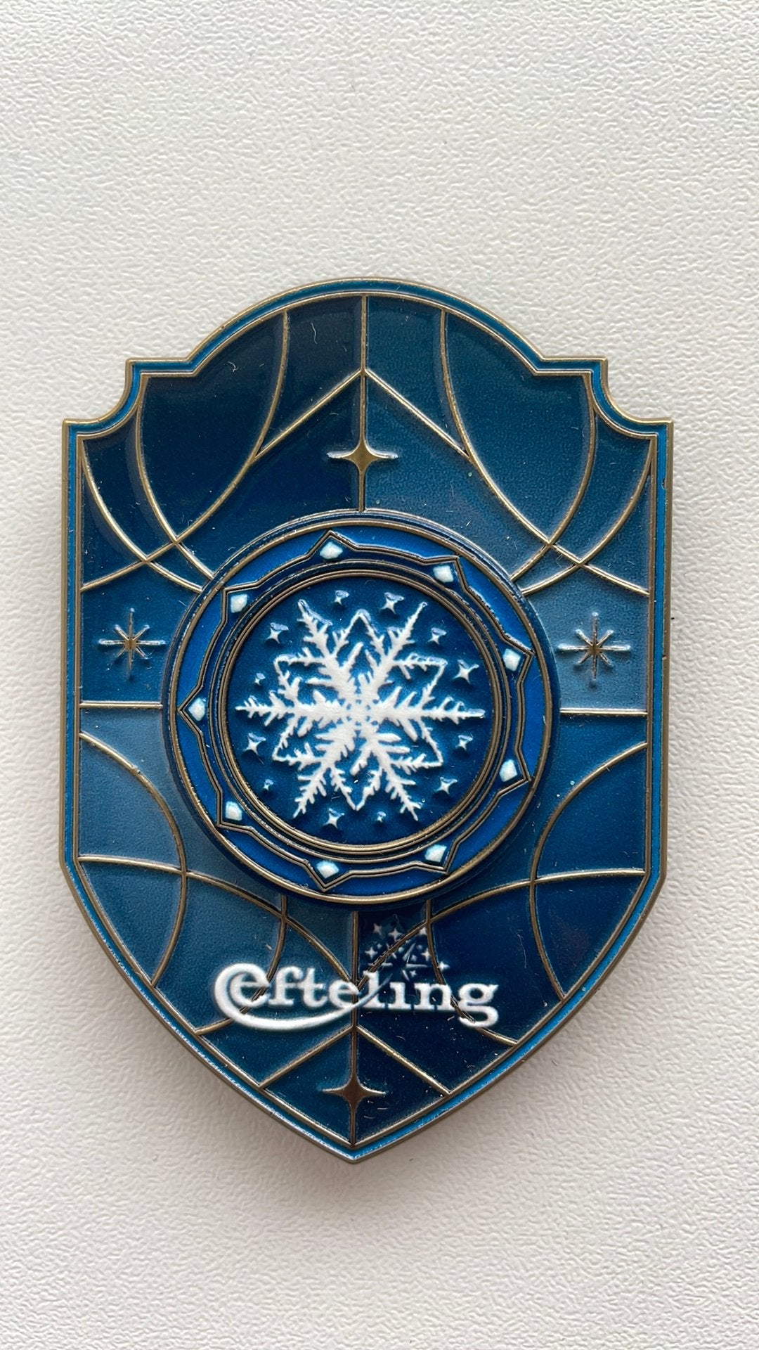 Efteling Magneet Winterschild met spinner, Ophalen of Verzenden, Nieuw, Overige typen