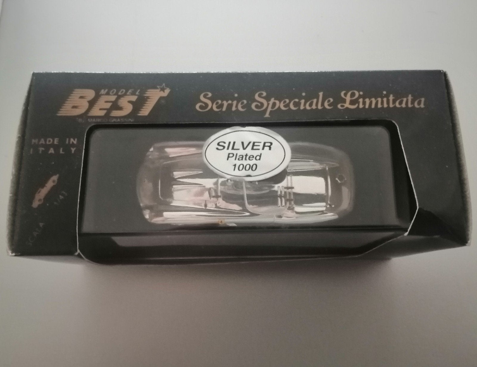 Ferrari 750 Monza Silver Plated 1000, Hobby en Vrije tijd, Modelauto's | 1:43, Nieuw, Auto, Overige merken, Verzenden