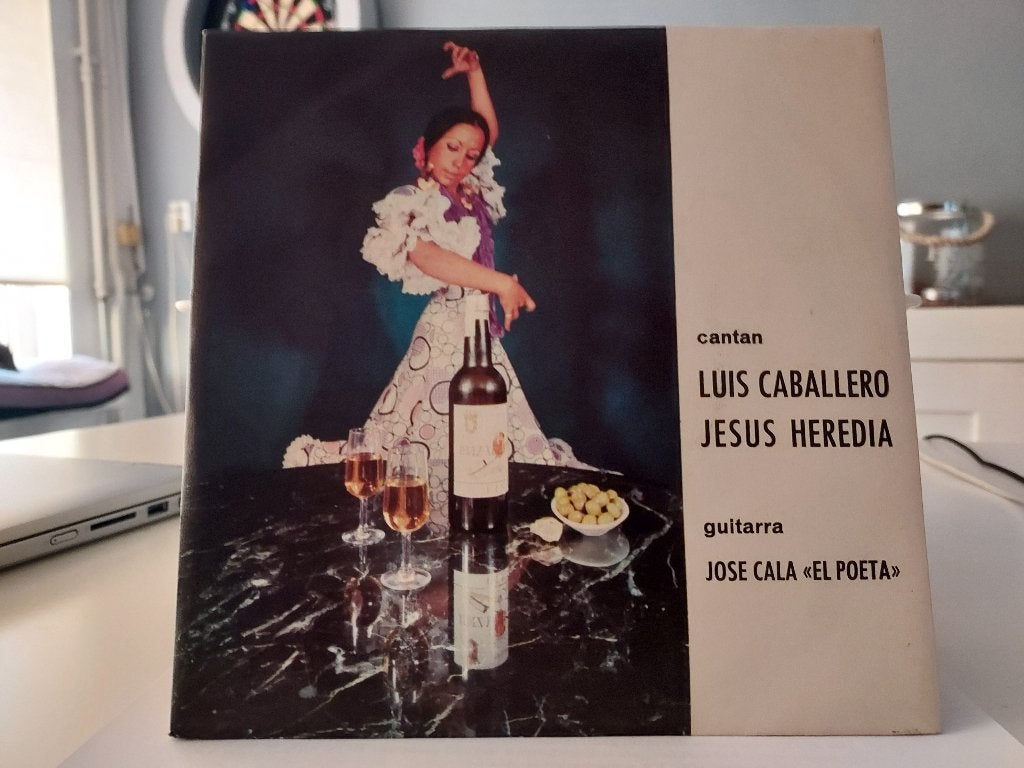 7" Single Luis Caballero & Jesús Heredia & José Cala "El Poe, Ophalen of Verzenden, Gebruikt, Pop