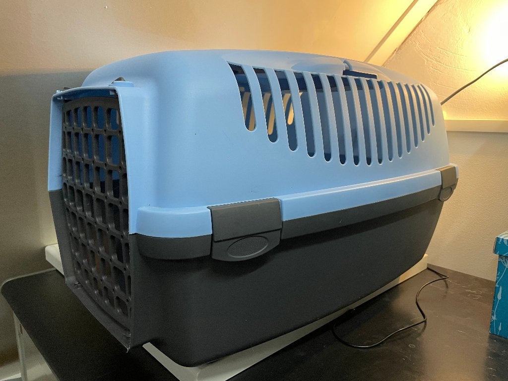 Grote draagbare vervoersmand voor katten of honden, Ophalen, Zo goed als nieuw