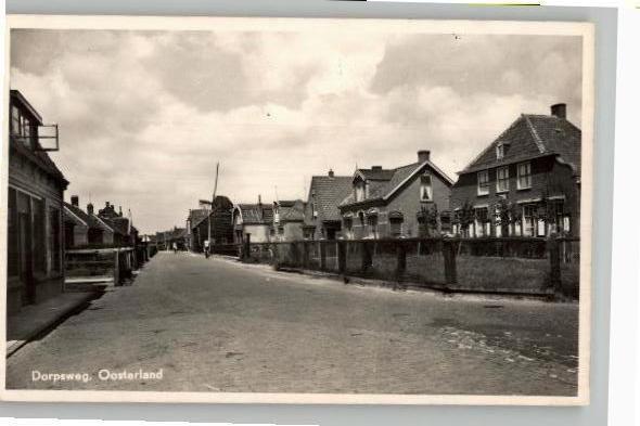 Oosterland Dorpsweg met Molen
