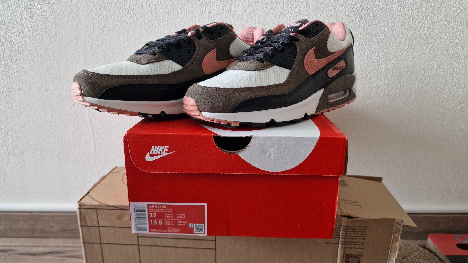 3x paar originele Nike Air Max 90 maat 90 US 12 NIEUW, Ophalen, Overige kleuren, Sneakers of Gympen, Nieuw