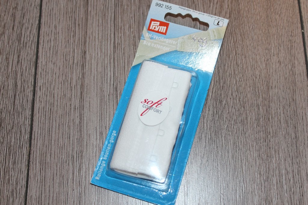 Prym BH verlengstuk Wit - 75 mm 992155 #2070, Ophalen of Verzenden, Nieuw, Rits of Sluiting