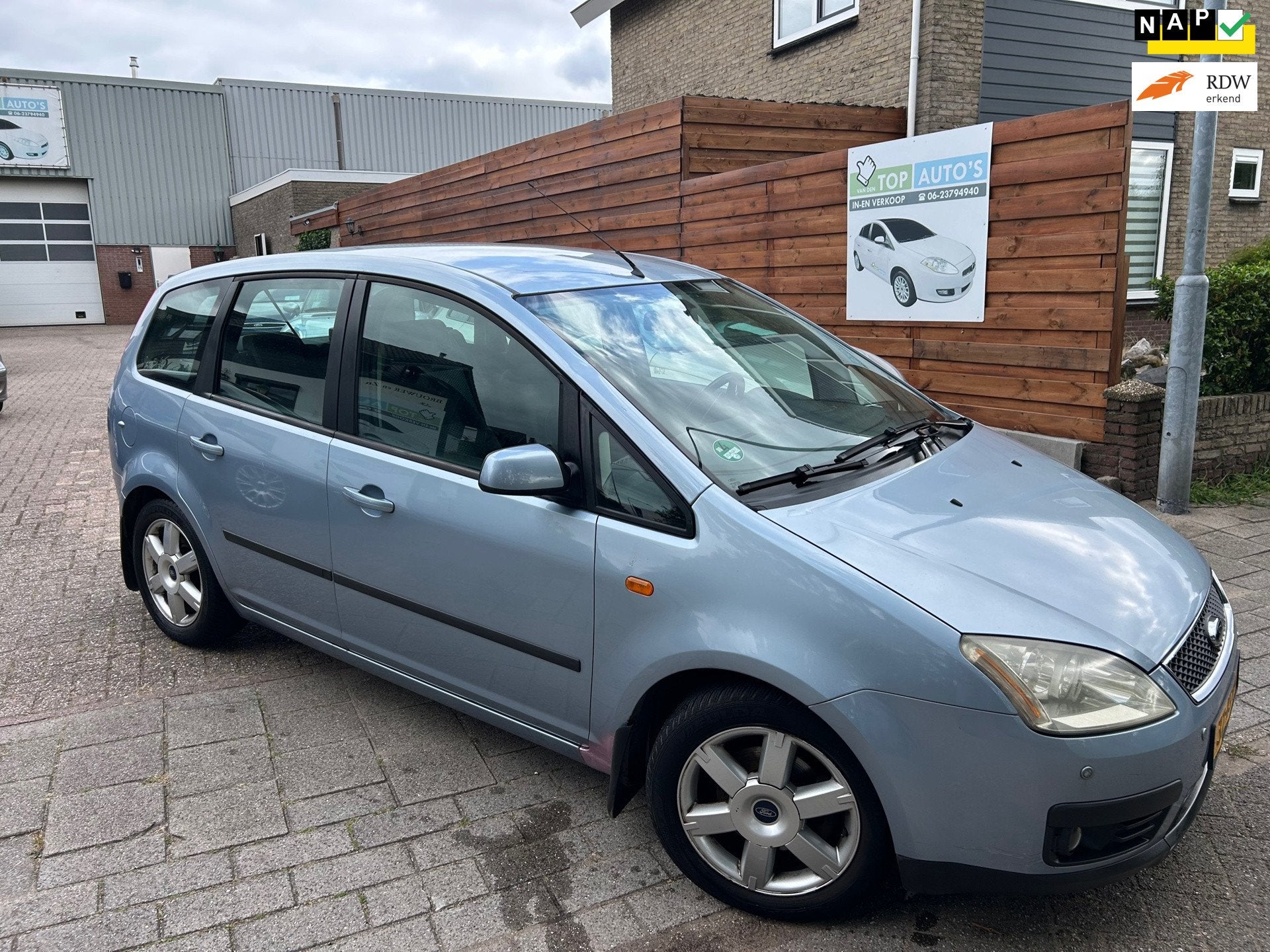 Ford Focus C-Max 1.6-16V Futura nieuwe apk!, Auto's, Ford, Bedrijf, Te koop, C-Max, ABS, Airbags, Airconditioning, Boordcomputer
