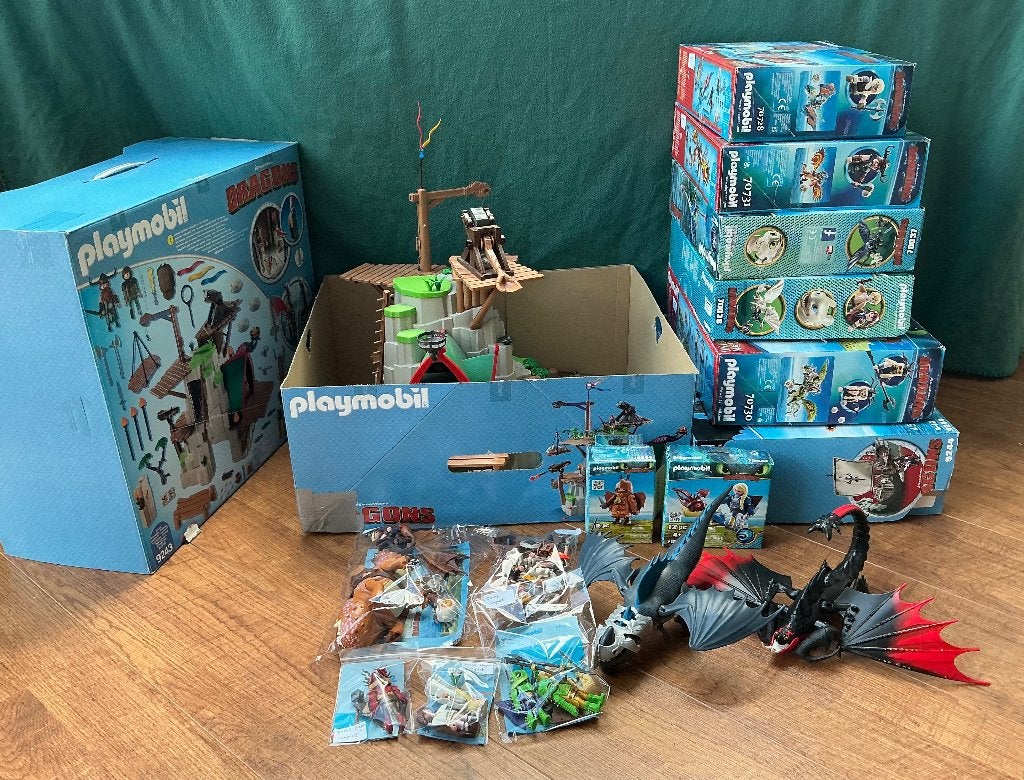 Playmobil Hoe tem je een draak? 13 sets en meer!, Ophalen, Complete set, Zo goed als nieuw, Dragons