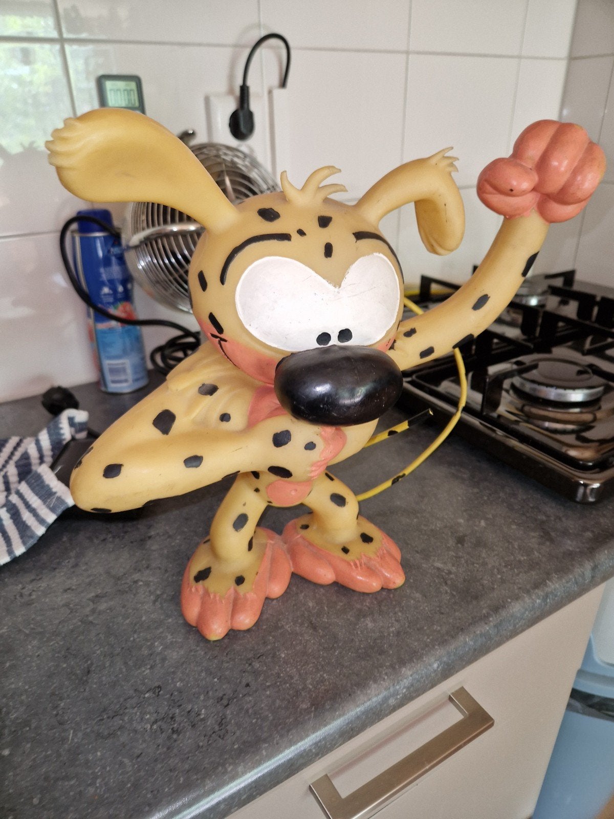 Marsupilami vinyl  zeldzaam!, Verzamelen, Stripfiguren, Ophalen, Gebruikt, Beeldje of Figuurtje
