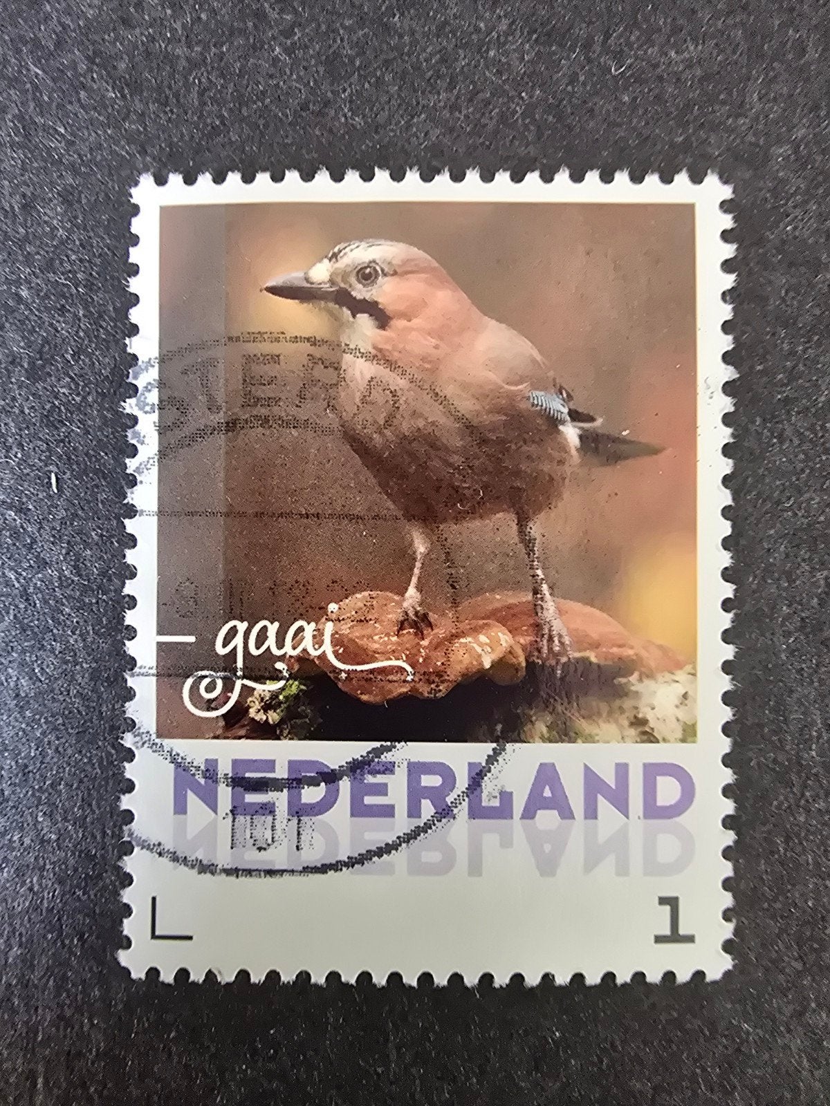 Persoonlijke Postzegel Nederland - Gaai, Ophalen of Verzenden, Na 1940, Gestempeld