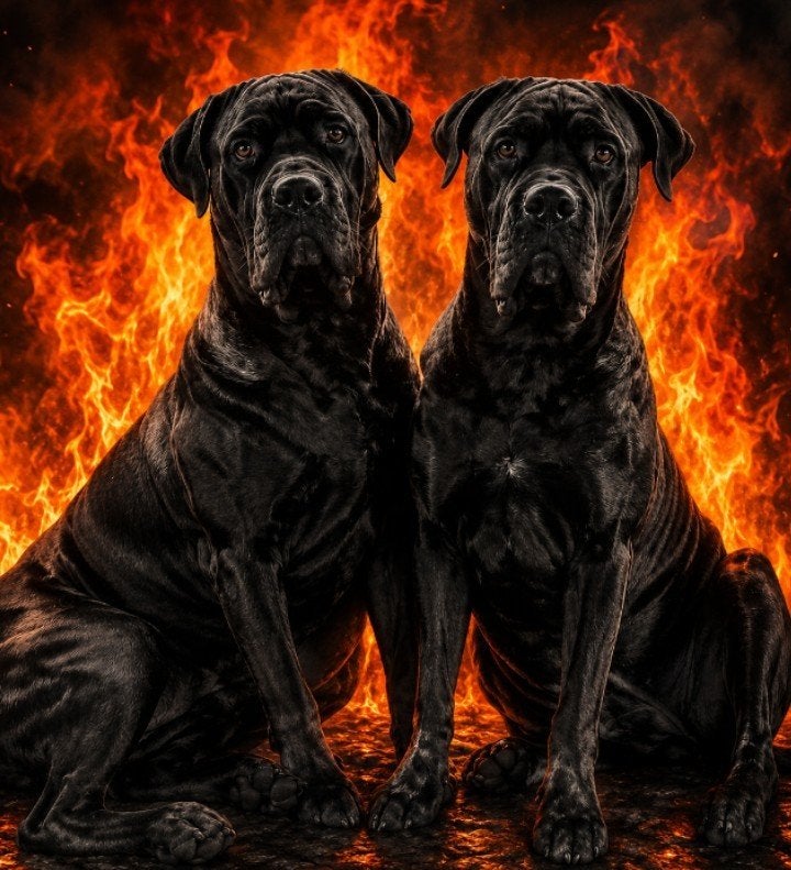 CANE CORSO dekreu beschikbaar  HDA/ED0/DSRA vrij, Reu, Parvo, Eén hond, 3 tot 5 jaar