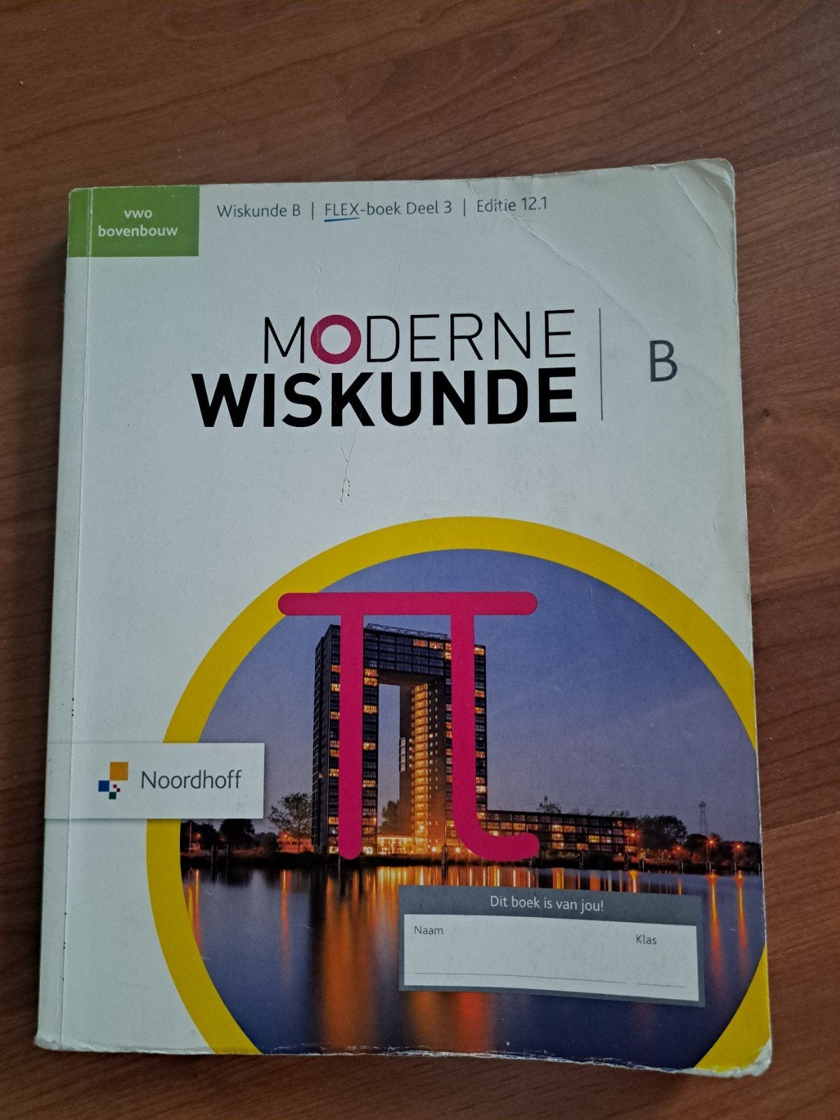 Moderne Wiskunde B FLEX-boek Deel 3 VWO bovenbouw, Ophalen, VWO, Noordhoff, Zo goed als nieuw