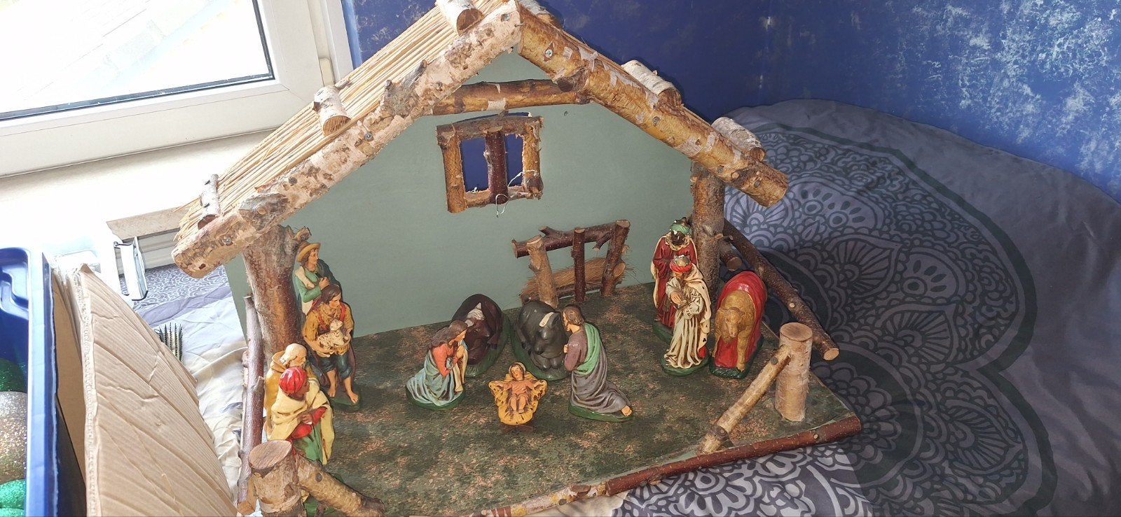 kerststal compleet, Ophalen of Verzenden
