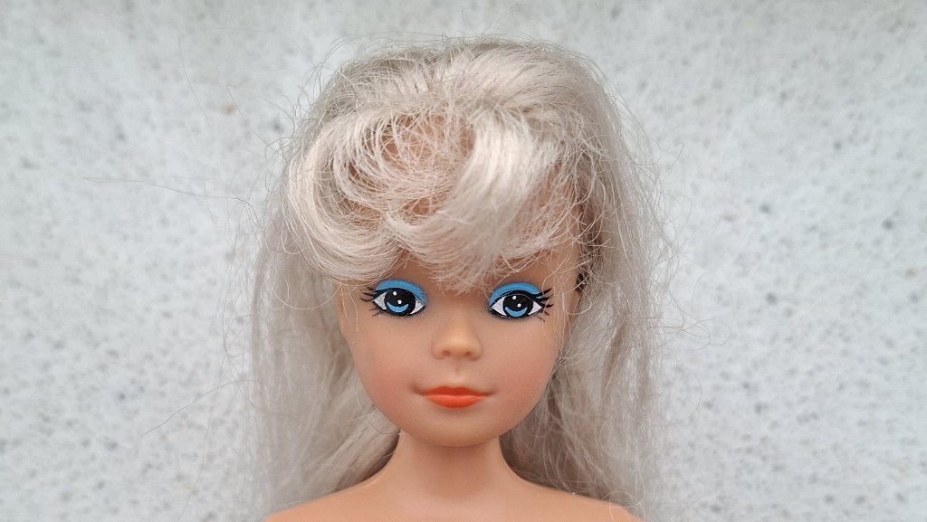 Origineel vintage hoofd Steffi Love-pop van Simba Toys, Ophalen of Verzenden, Zo goed als nieuw, Pop