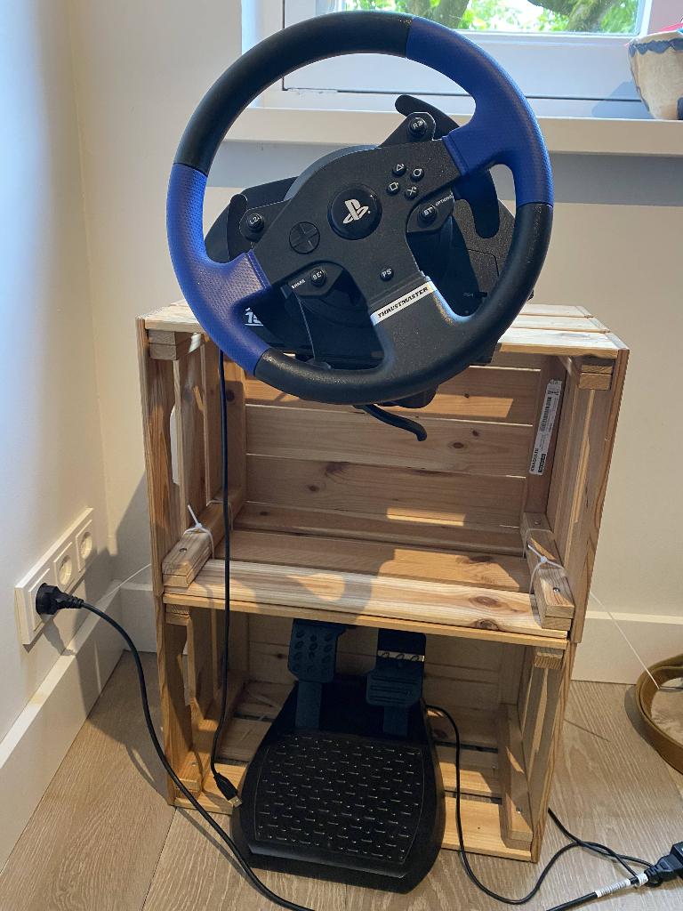 racing sim stuur+pedalen, 1 speler, Eén computer, Ophalen of Verzenden, Zo goed als nieuw