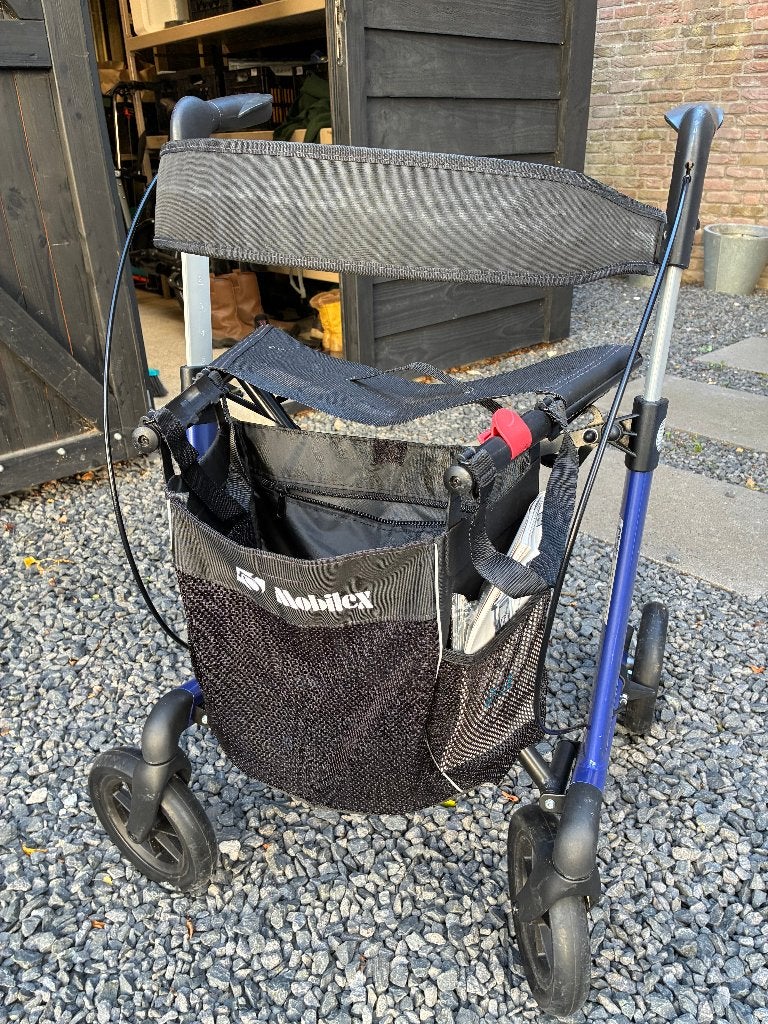Mobilex Leopard Rollator | Opvouwbaar | Nette Staat, Ophalen, Lichtgewicht, Gebruikt