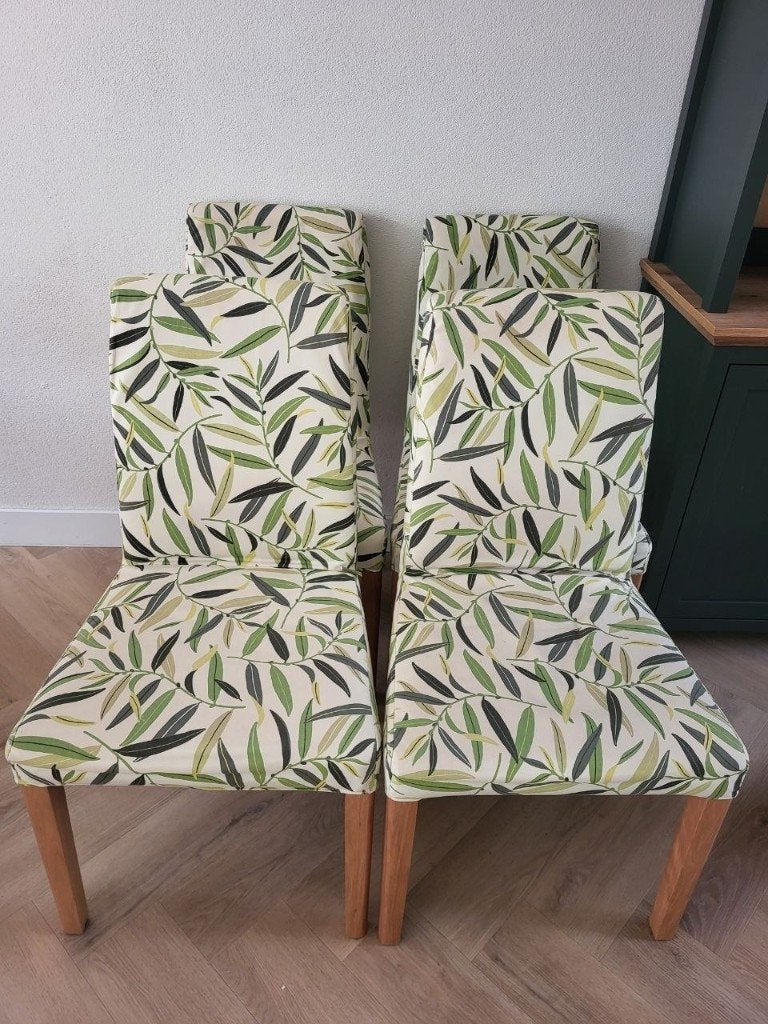 4x IKEA BERGMUND eetkamerstoel – €60 voor de set, Ophalen, Gebruikt, Overige kleuren, Vier