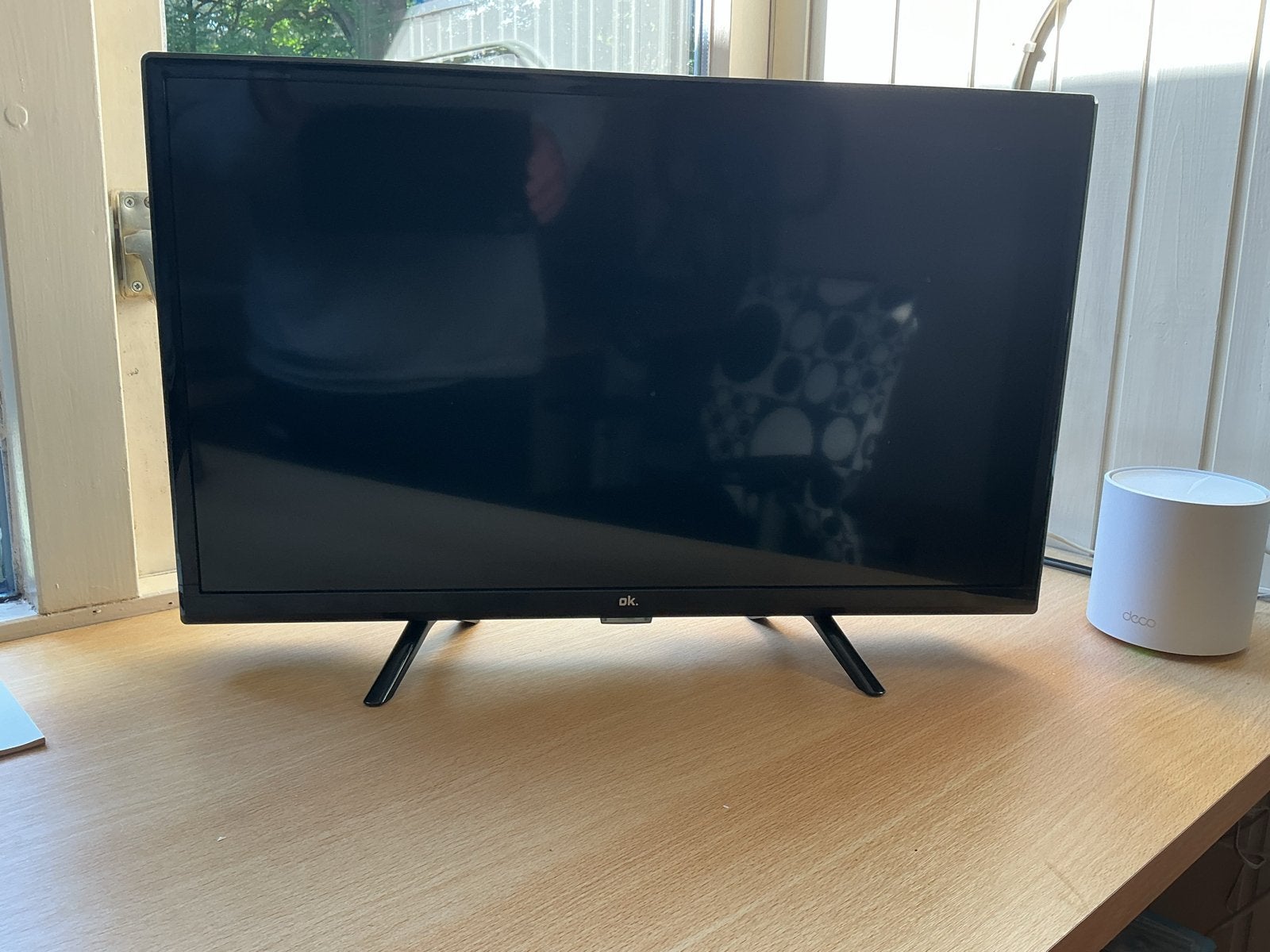 OK. 23 inch TV met afstandsbediening, Audio, Tv en Foto, Gebruikt, 50 Hz, 40 tot 60 cm, Ophalen