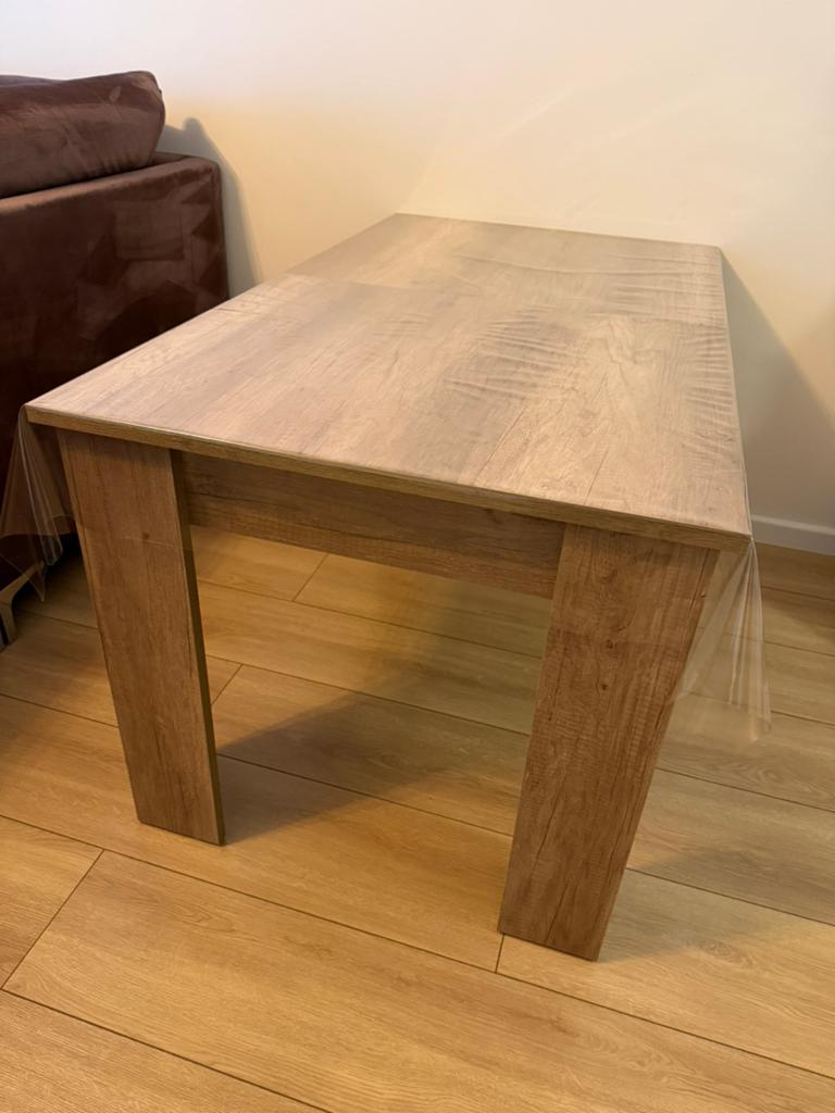 Eetkamertafel | Uitschuifbaar | Eiken | 140/180cm, Ophalen, Eikenhout, 50 tot 100 cm, Zo goed als nieuw