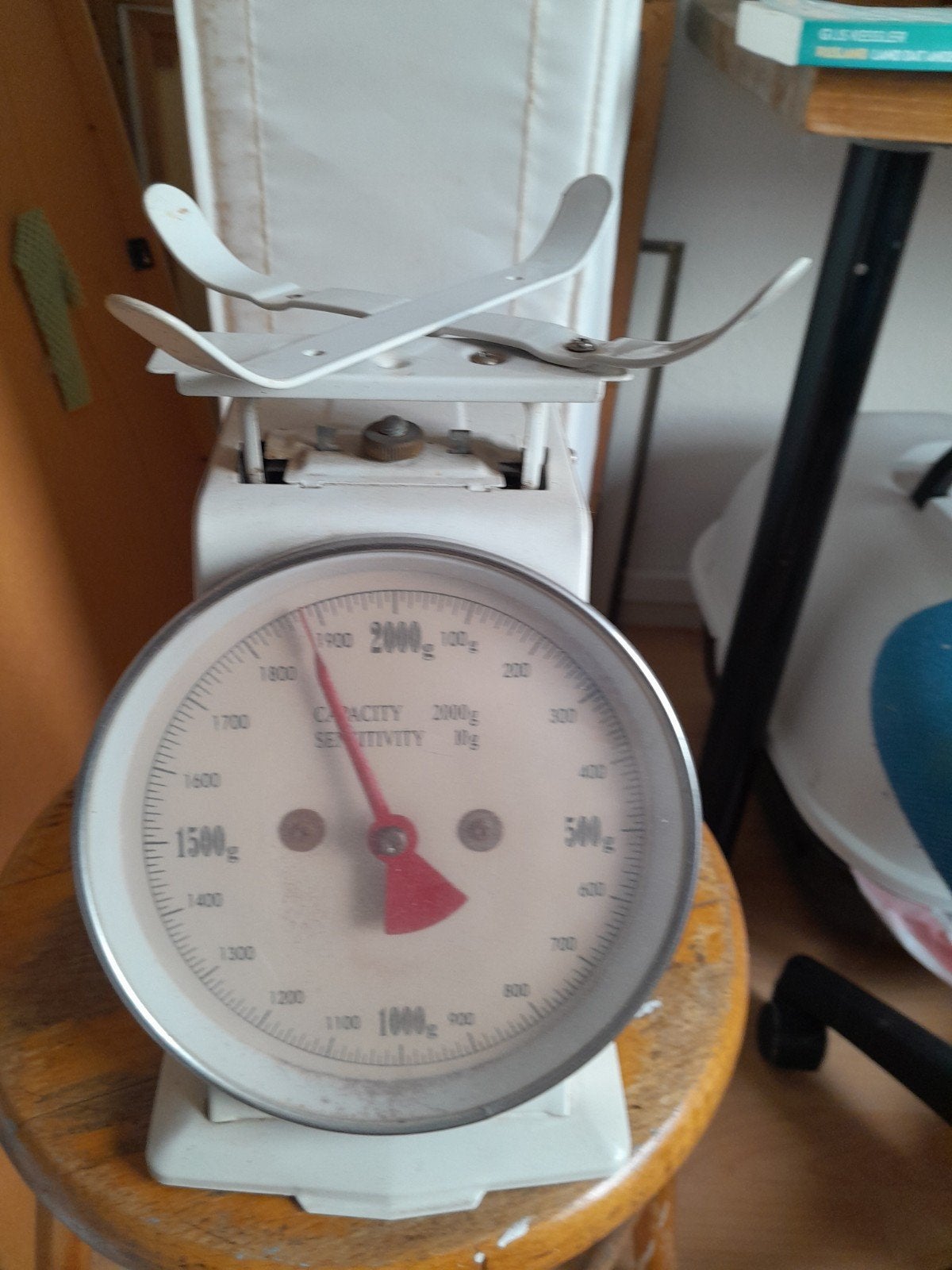 Vintage keukenweegschaal met afneembare schaal, Ophalen, Keukenweegschaal, Gebruikt, Minder dan 10 kg