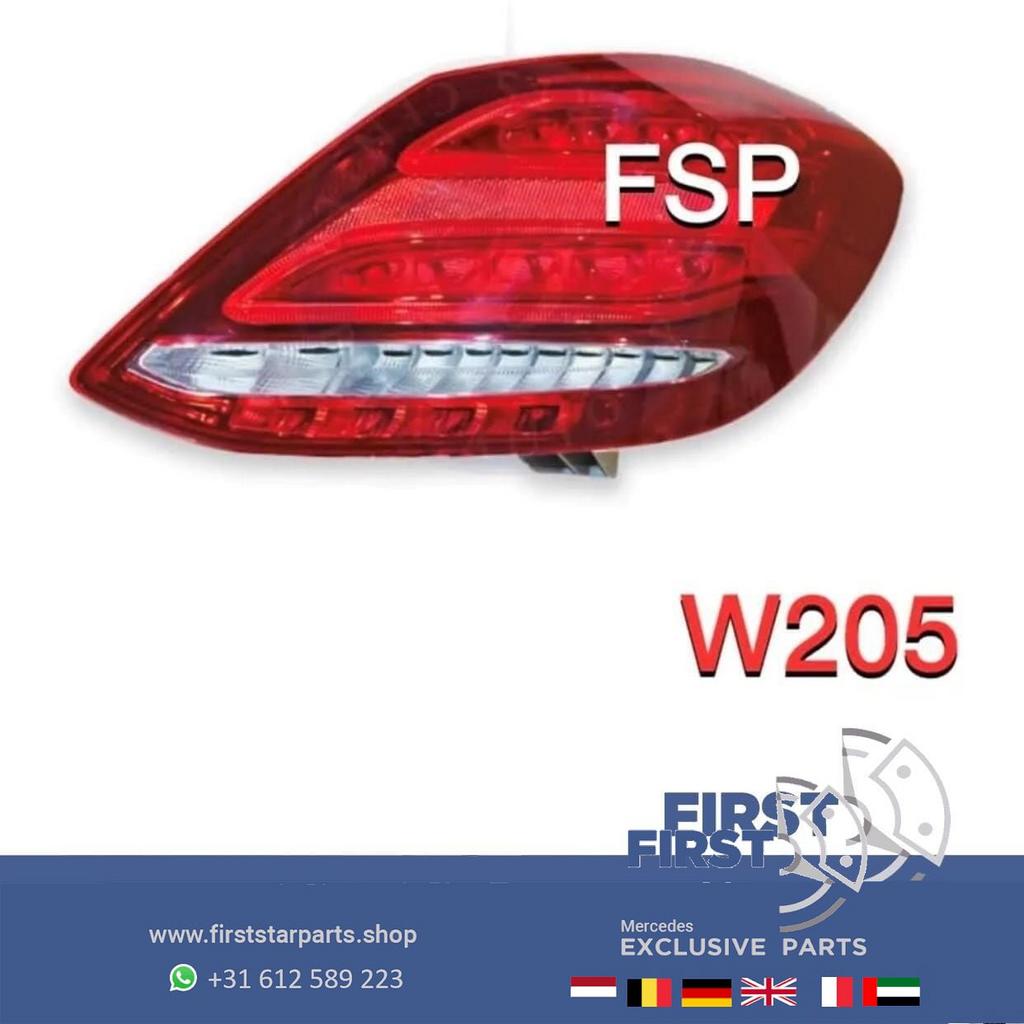 W205 VOL LED Achterlicht RECHTS Mercedes C Klasse ORIGINEEL, Gebruikt, -, Ophalen of Verzenden, -