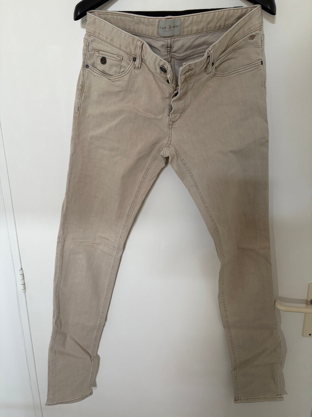 Cast Iron Riser Slim Fit Jeans - Maat 33/36, Ophalen of Verzenden, Gedragen, Overige kleuren, W33 - W34 (confectie 48/50)
