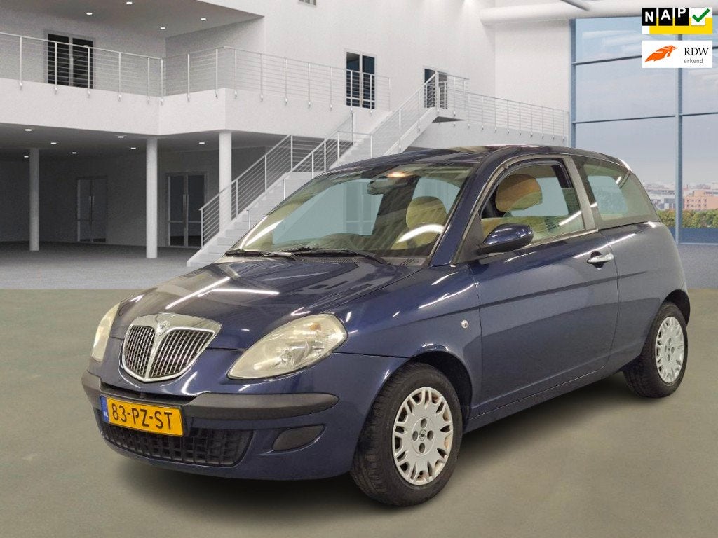 Lancia Ypsilon 1.4-16V Argento, Auto's, Lancia, Voorwielaandrijving, 15 km/l, Startonderbreker, Origineel Nederlands