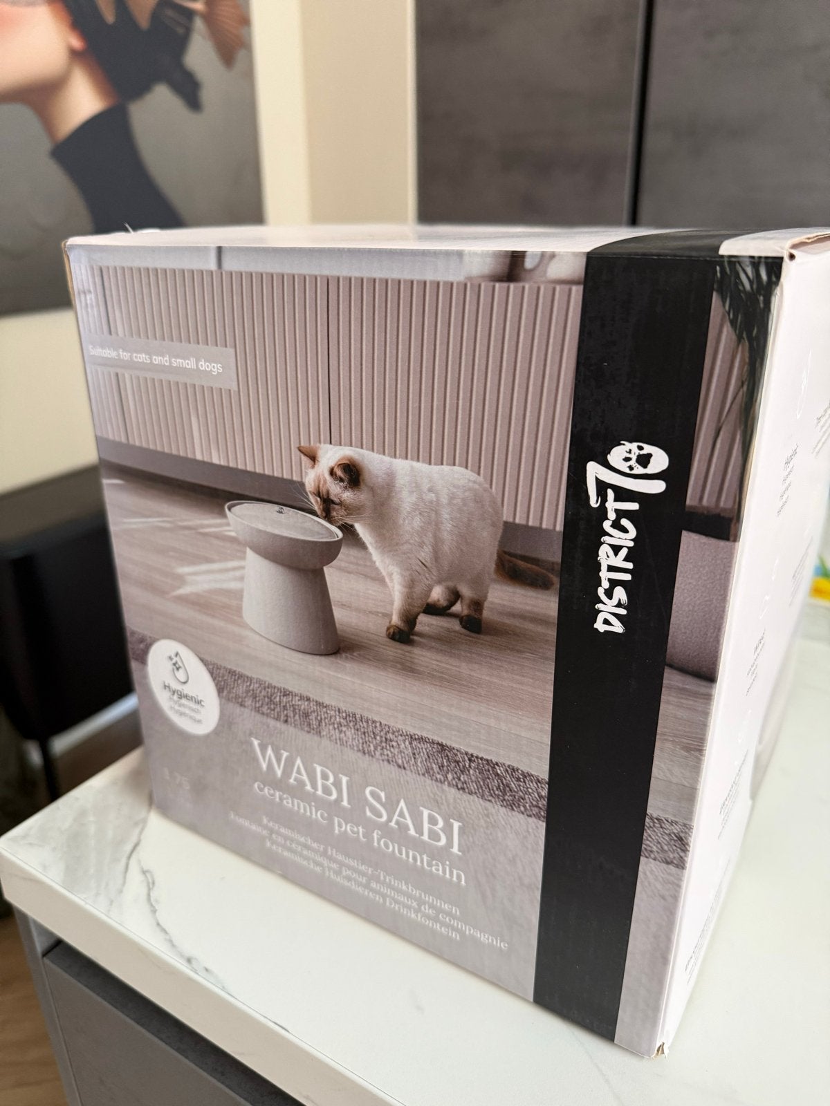 Wabi sabi drinkfontein keramisch, Dieren en Toebehoren, Ophalen of Verzenden, Nieuw