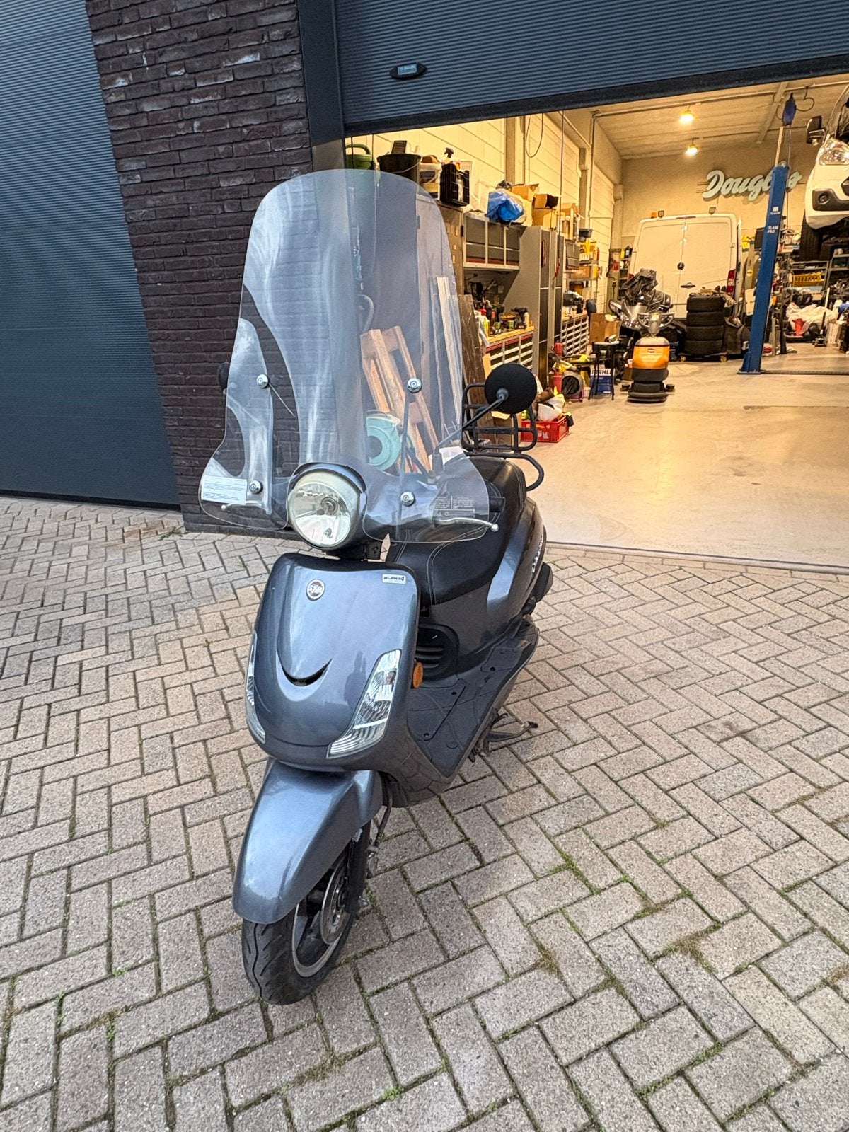 SYM Fiddle II 50S Scooter - Grijs, Goed Onderhouden, Ophalen, Gebruikt, Benzine, SYM