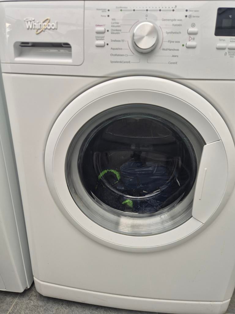 Whirlpool Wasmachine 7kg A+++ 1600 toeren Voorlader, Ophalen, 6 tot 8 kg, Gebruikt, Energieklasse A of zuiniger