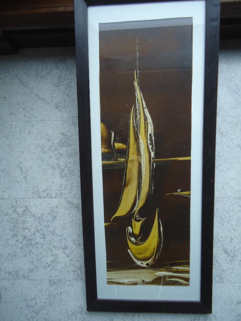 Chinese Jonk pracht schilderij in zeer bijzondere lijst !, Verzenden