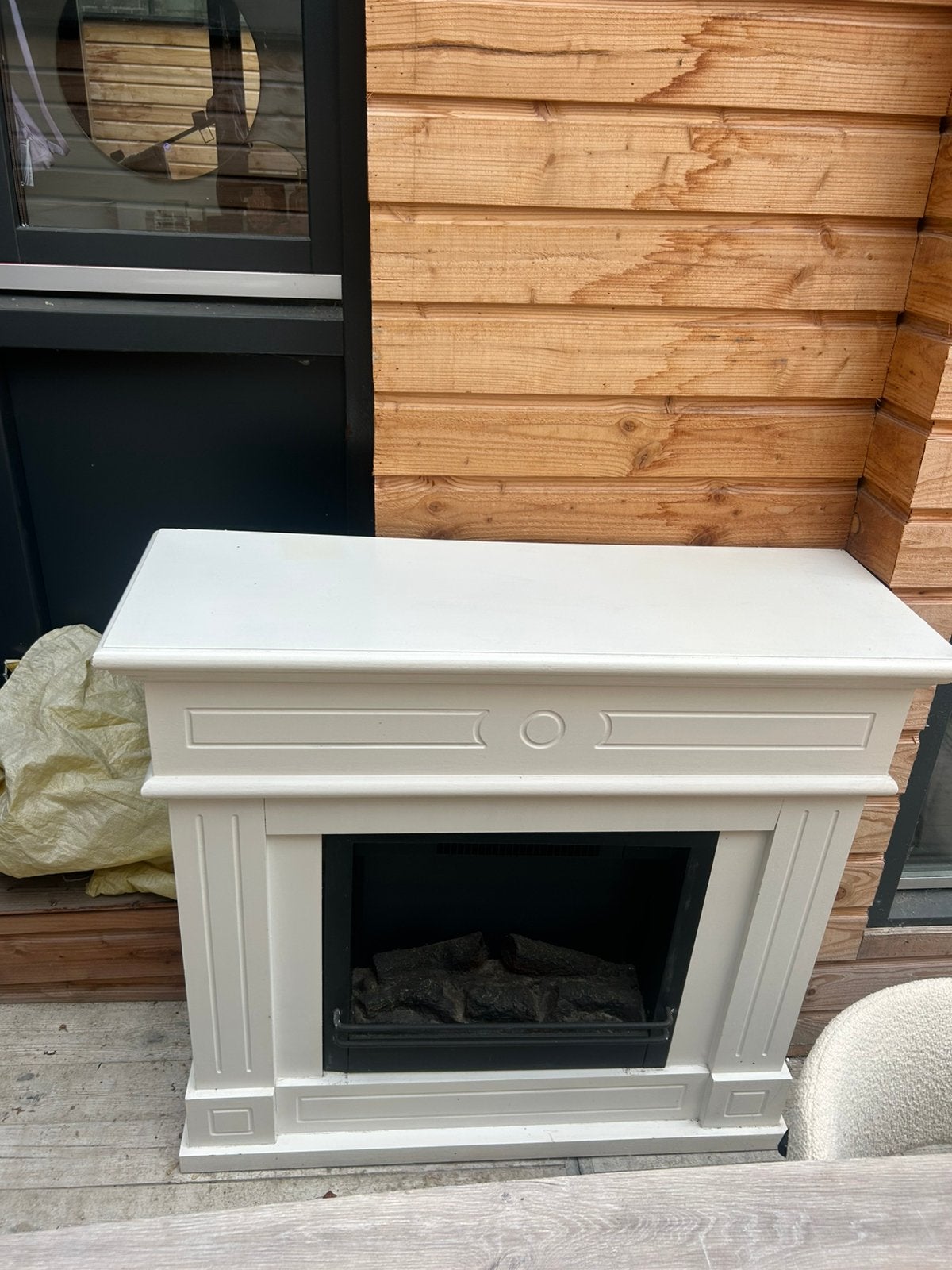 Decoratieve schouw, Huis en Inrichting, Haarden, Ophalen, Gebruikt, Vrijstaande haard, Overige soorten