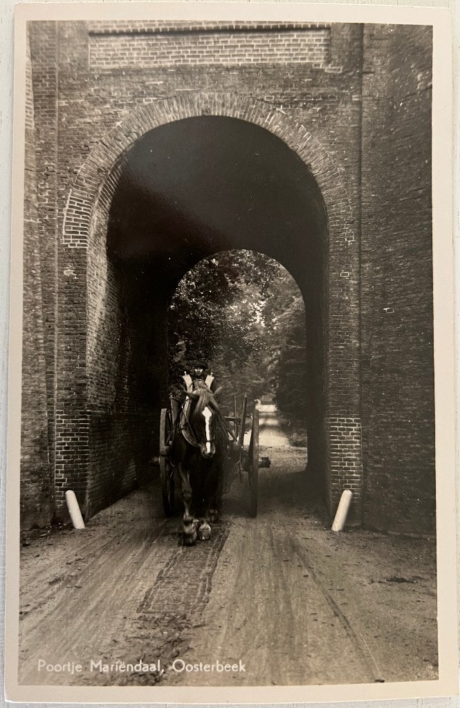 Oude Ansichtkaart - Oosterbeek - Poortje Mariëndaal, Ophalen of Verzenden, 1940 tot 1960, Gelopen, Gelderland