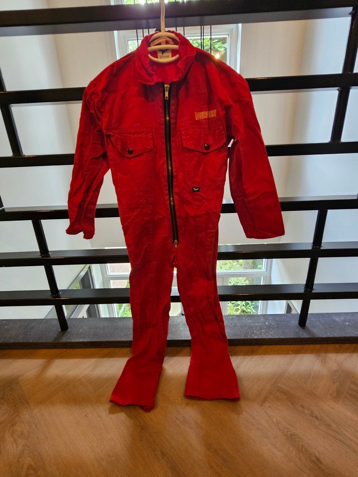 overall Rood Maat 134, Kinderen en Baby's, Overige typen, Jongen of Meisje, Orcon, Ophalen of Verzenden