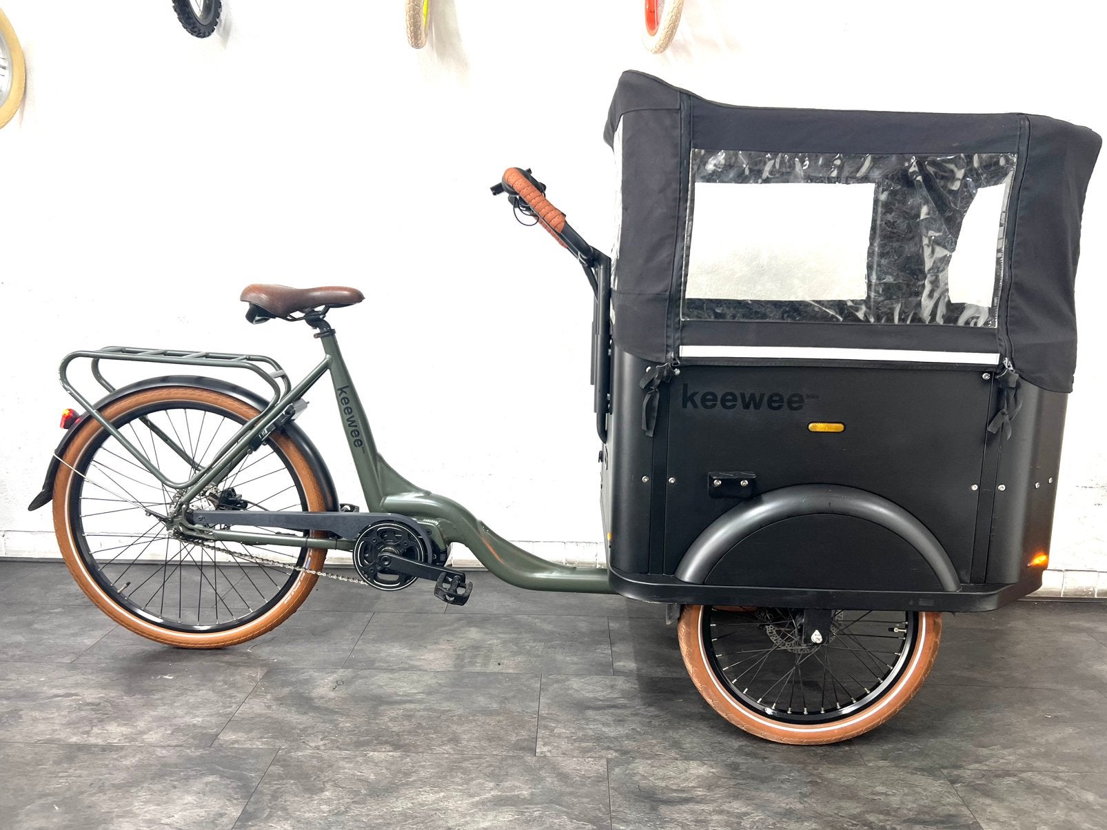 Keewee Elektrische Bakfiets (met garantie), Fietsen en Brommers, Fietsen | Bakfietsen, Ophalen of Verzenden, Zo goed als nieuw
