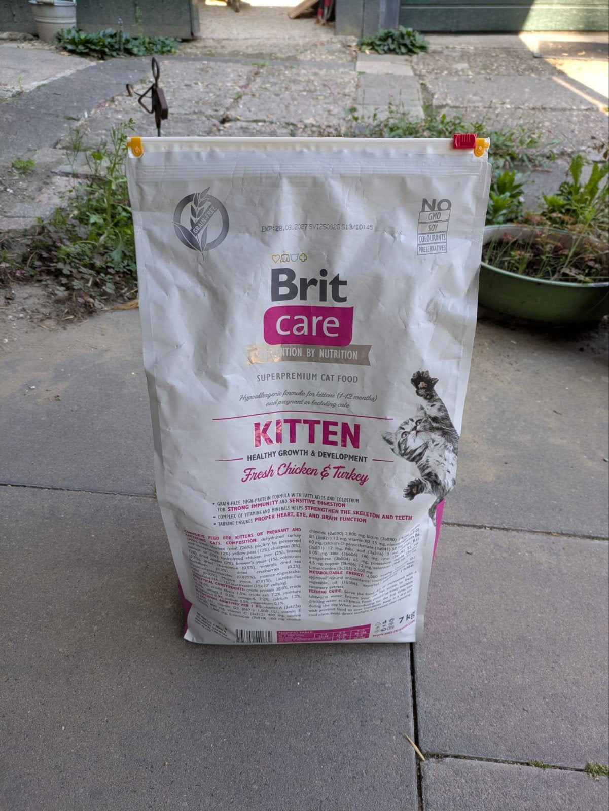 Gratis kittenvoer, Ophalen, Kat