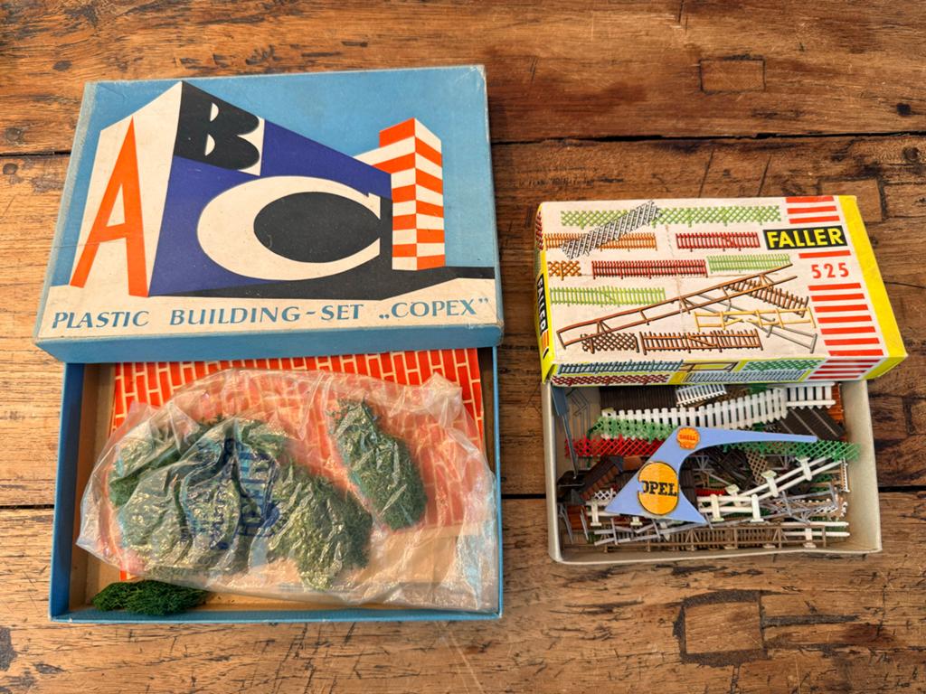 Vintage modelbouw sets: ABC Copex & Faller hekjes, Hobby en Vrije tijd, Gebruikt, 1:50 of kleiner, Overige typen, Ophalen