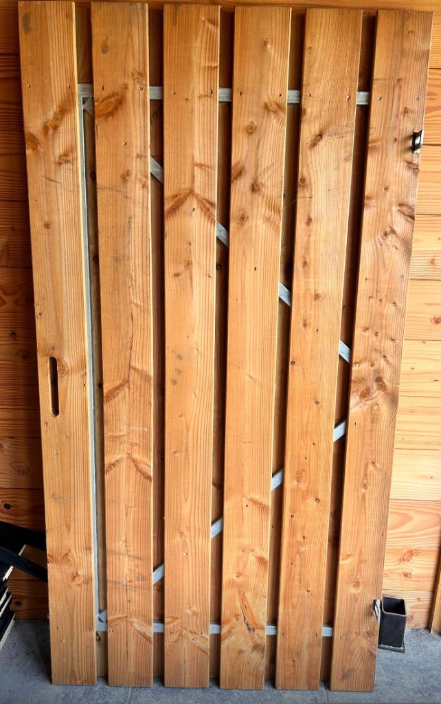 Tuinpoort Douglas Nieuw, 100 tot 150 cm, Nieuw, Ophalen of Verzenden, Draaipoort