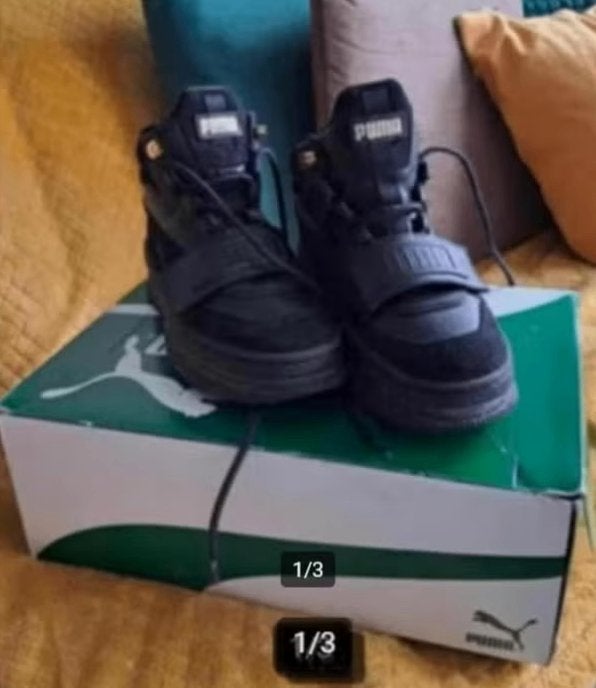 Nieuwe zwarte Puma sneakers, Kleding | Dames, Puma, Wit, Nieuw, Ophalen of Verzenden