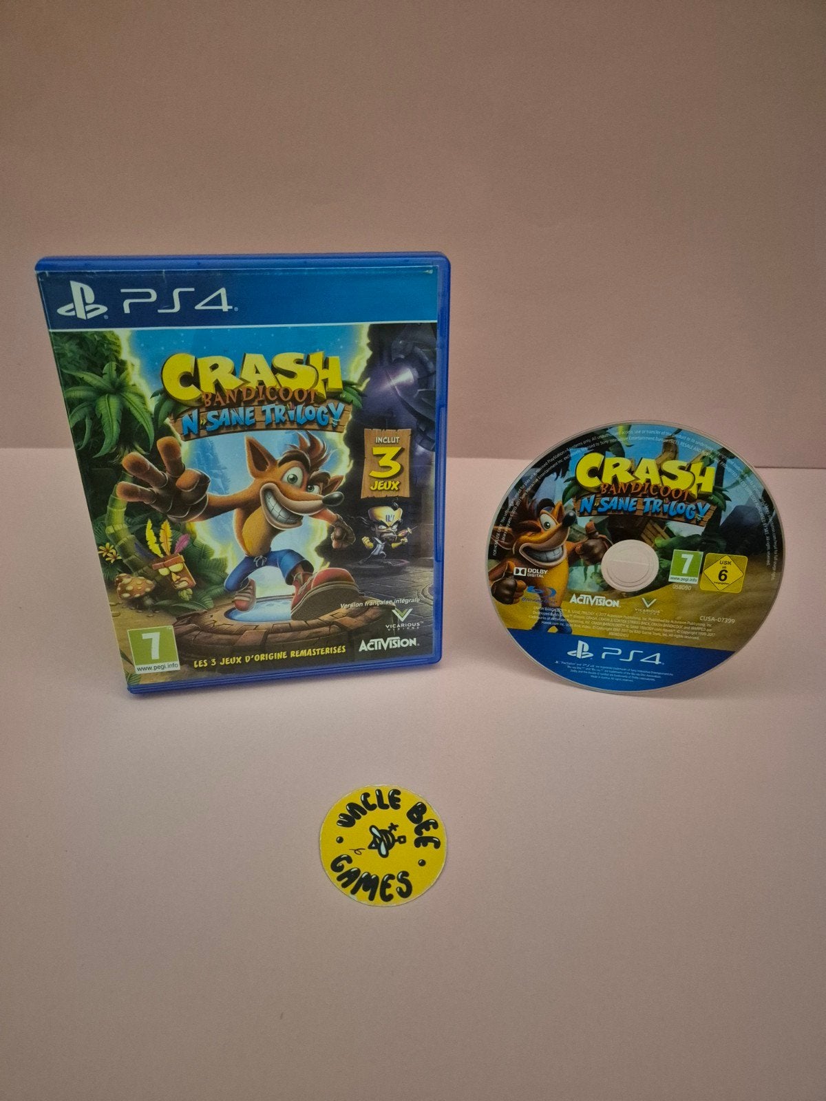 Crash Bandicoot N'Sane Trilogy, Spelcomputers en Games, Support@activision.com, Verzenden, Activision, 1 speler