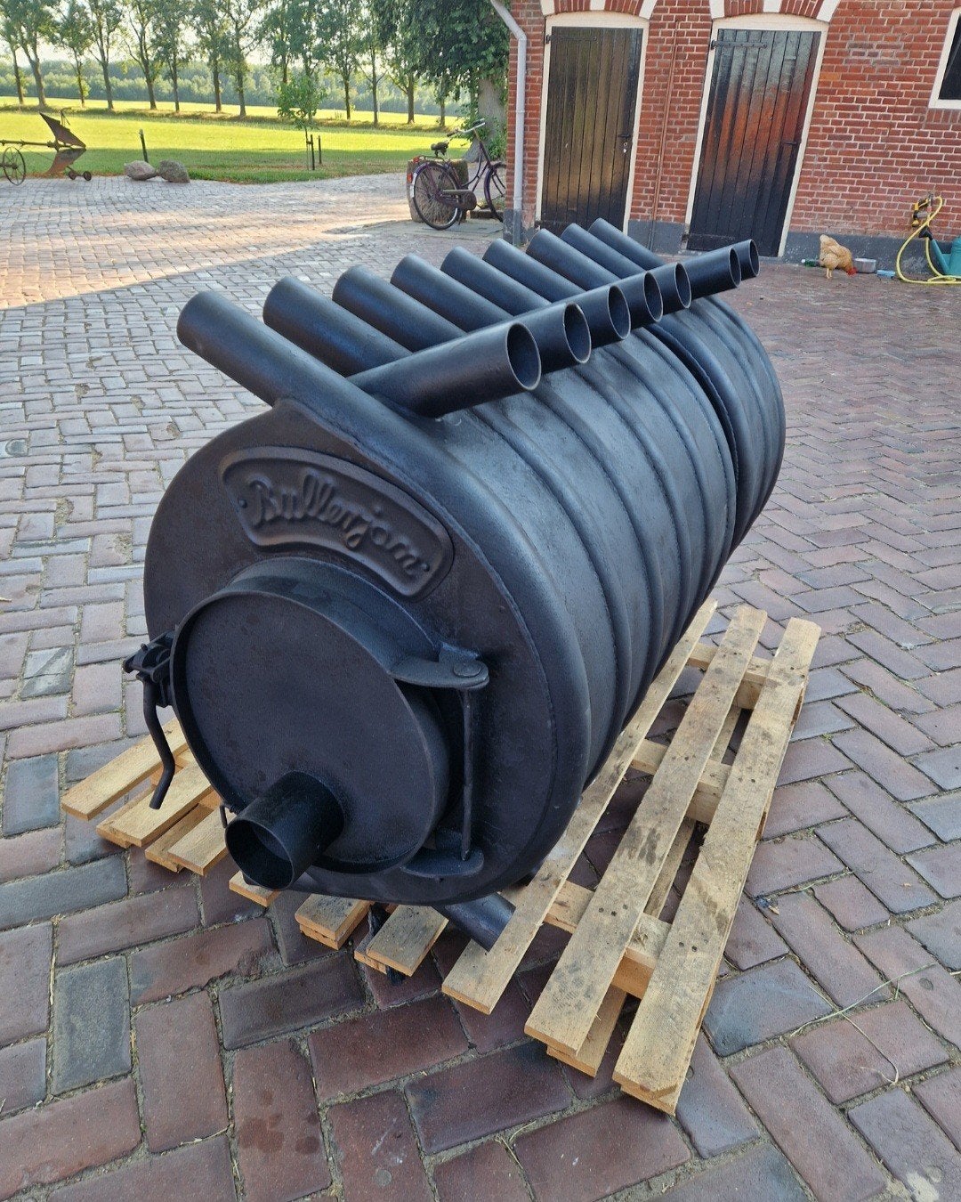 Bullerjan 04 - 35KW Houtkachel, Ophalen, Gebruikt, Houtkachel, Vrijstaand