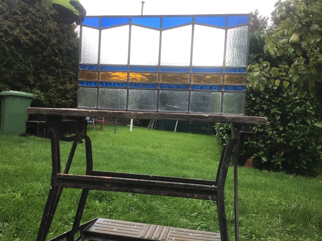 Glas in lood ramen, Minder dan 80 cm, Overige typen, Ophalen of Verzenden, Zo goed als nieuw