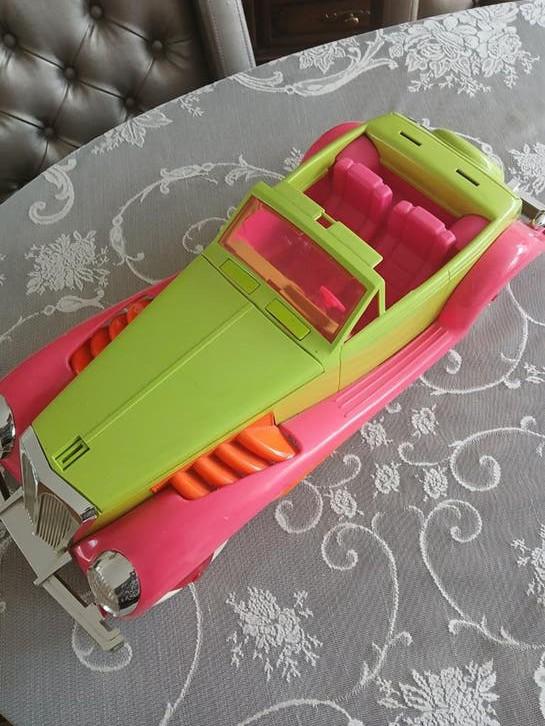 Vintage JEM Barbie auto Hasbro 1986, Ophalen of Verzenden, Gebruikt, Barbie