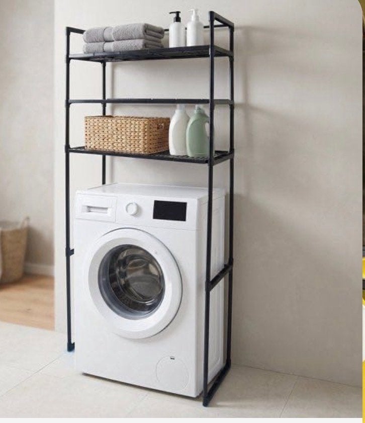 Handig opbergrek voor boven de wasmachine - Zwart, Ophalen, Nieuw