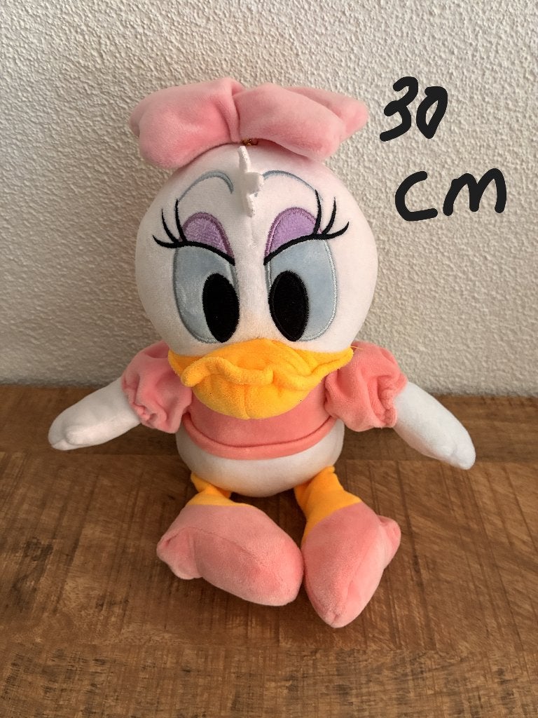 Disney knuffel Katrien Duck Disney Store. Ong. 30 cm. ZGAN, Ophalen of Verzenden, Overige figuren, Zo goed als nieuw, Knuffel