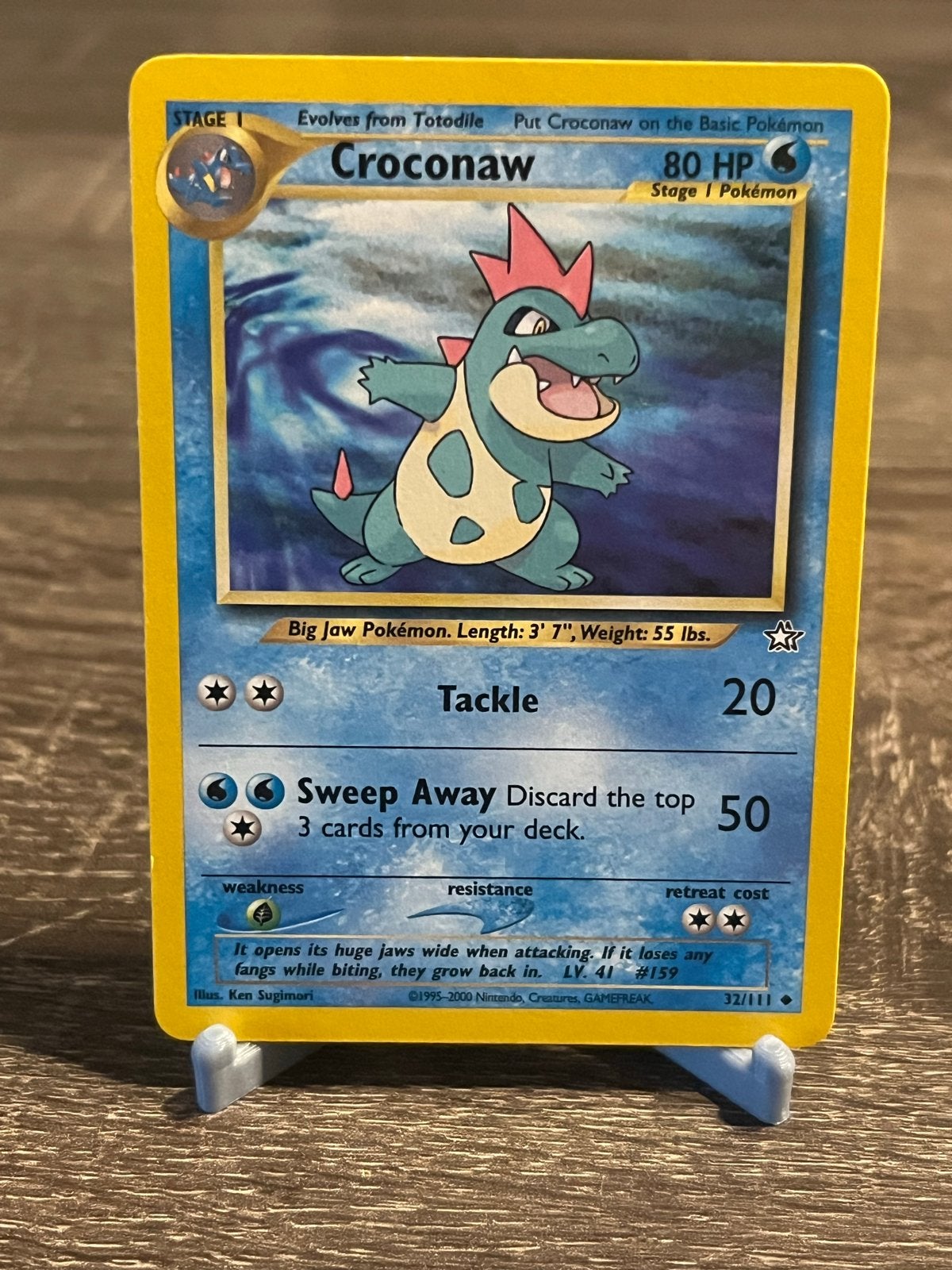 Croconaw (32/111) - Neo Genesis - EX, Ophalen of Verzenden, Zo goed als nieuw