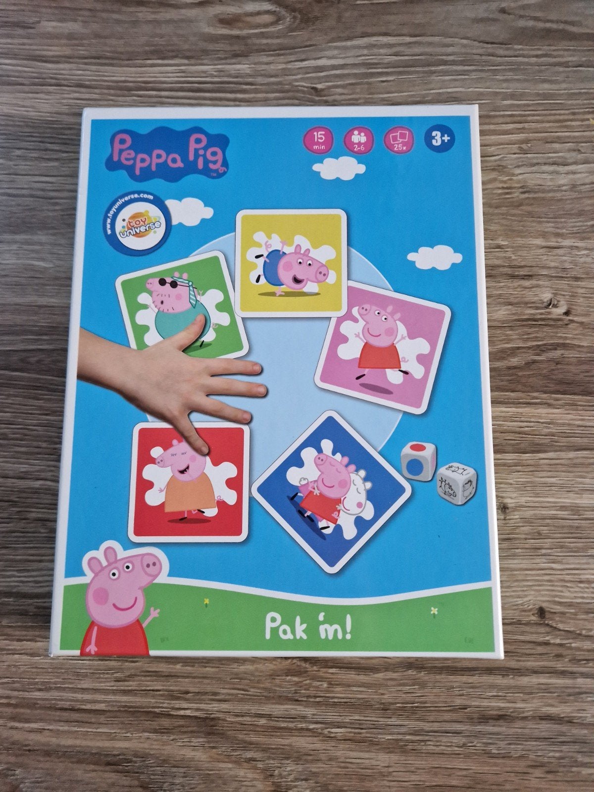 Peppa Pig Pak in! Gezelschapsspel, Ophalen of Verzenden, Zo goed als nieuw