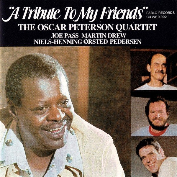 The Oscar Peterson Quartet – A Tribute To My Friends (1984), Ophalen of Verzenden, Zo goed als nieuw, Jazz